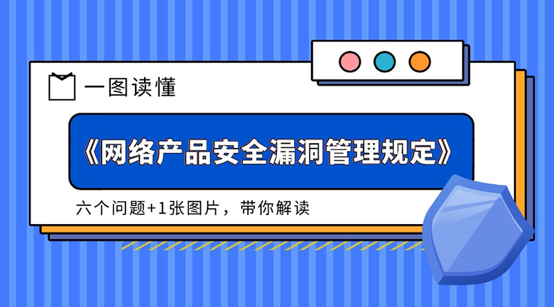 六問+一圖，讀懂《網(wǎng)絡(luò)產(chǎn)品安全漏洞管理規(guī)定》